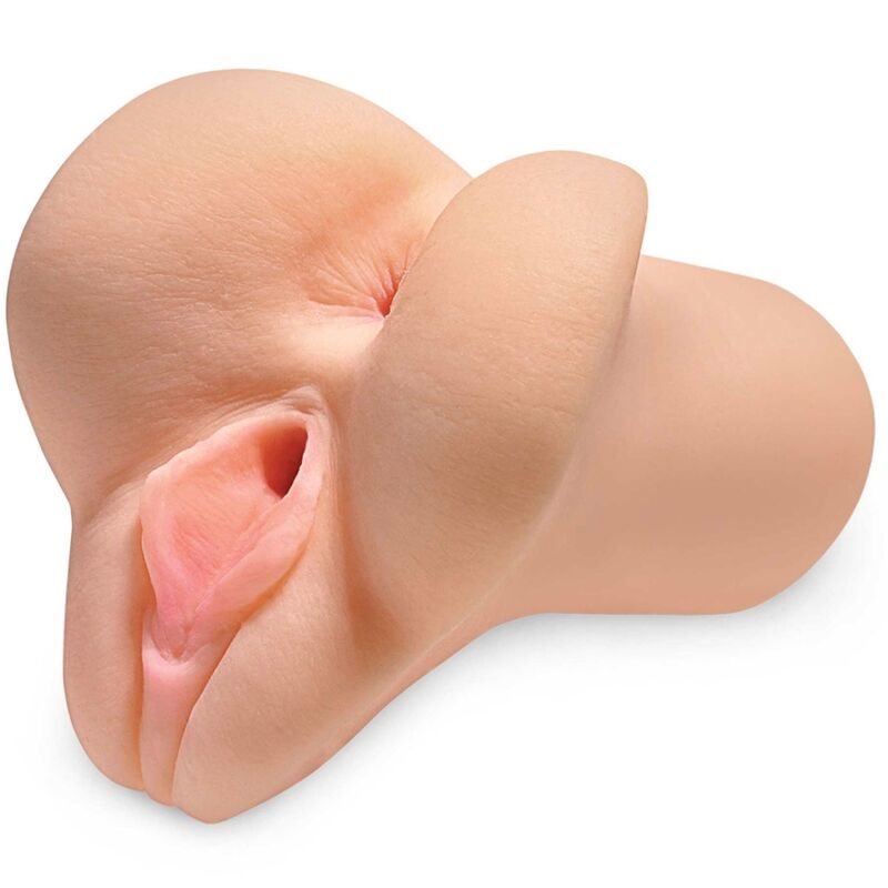 Double-Penetration Masturbator with Realistic Skin — PDX PLUS+