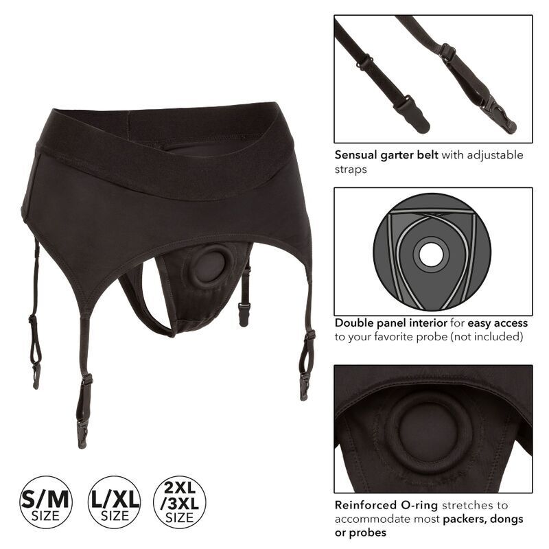 Harnais string avec jarretière ajustable — CALEXOTICS