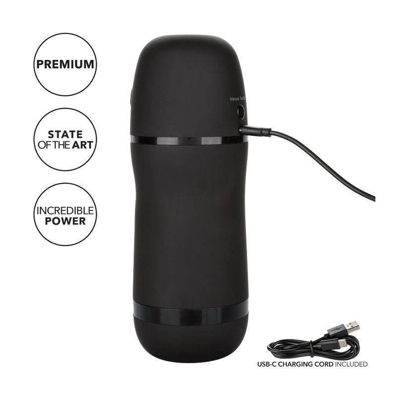 Masturbateur vibrant à aspiration puissante — CALEXOTICS