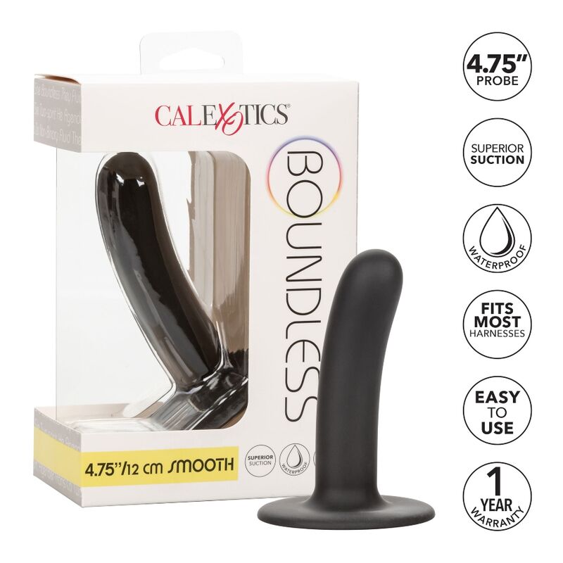 Gode lisse Boundless 12 cm compatible harnais — CALEXOTICS