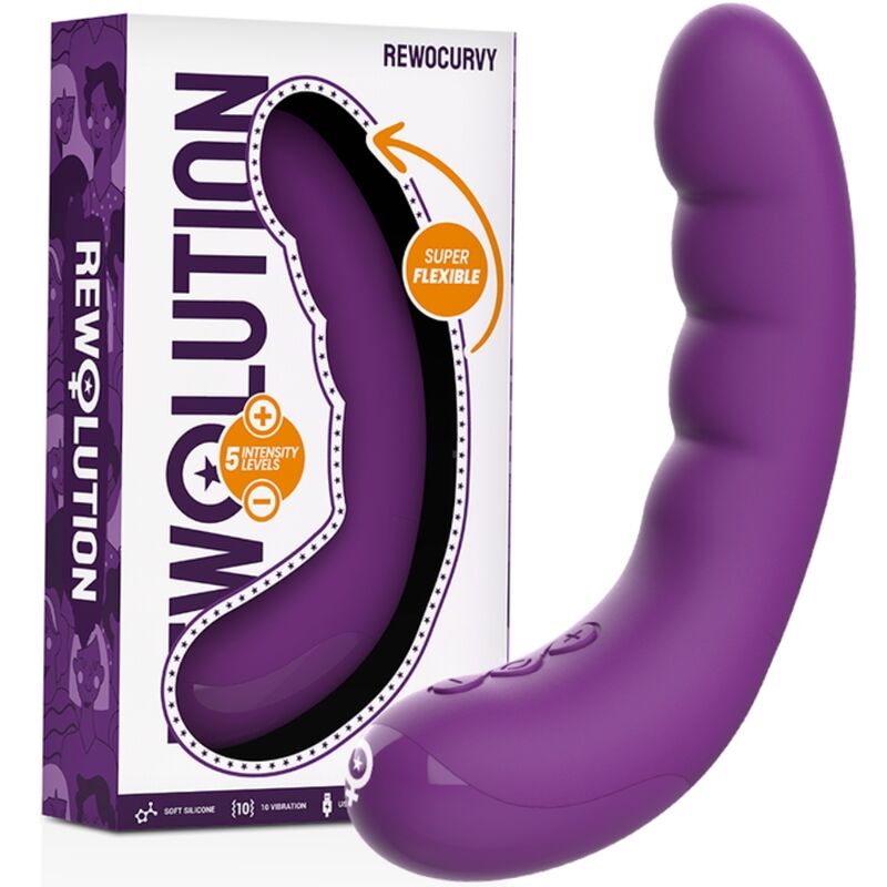 Vibrateur flexible point G rechargeable — REWOLUTION