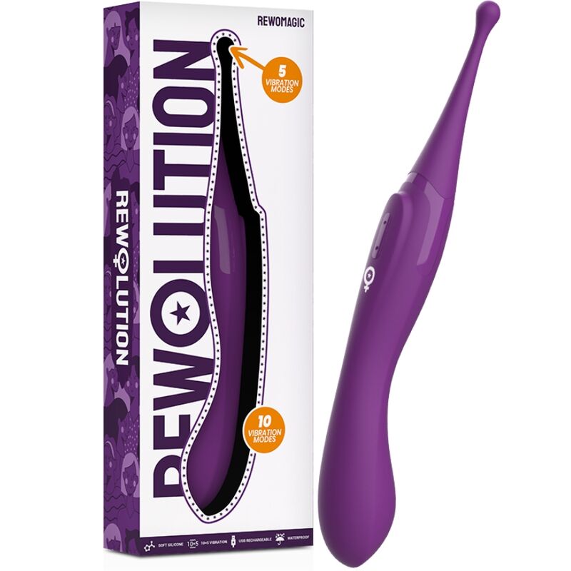 Stimulateur rotatif clitoridien REWOMAGIC — REWOLUTION