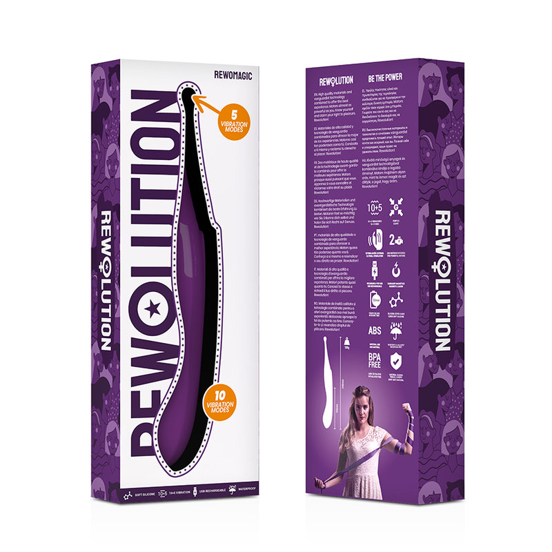 Stimulateur rotatif clitoridien REWOMAGIC — REWOLUTION