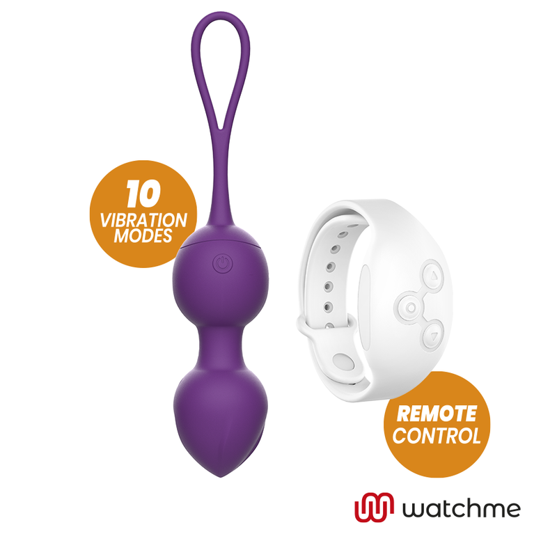 Boules de geisha vibrantes avec télécommande WatchMe — REWOLUTION