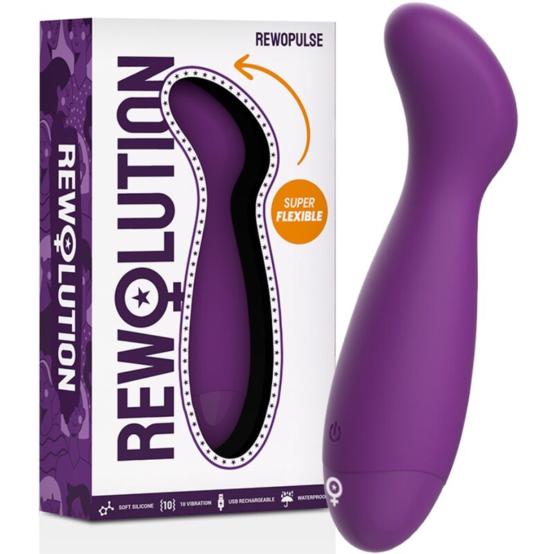 Vibromasseur point G flexible lilas — REWOLUTION