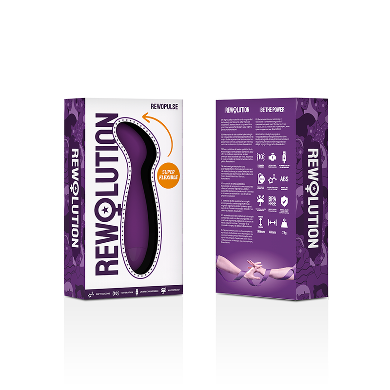 Vibromasseur point G flexible lilas — REWOLUTION