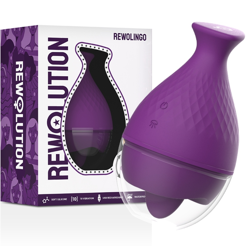 Vibrateur externe dynamique avec langue — REWOLUTION
