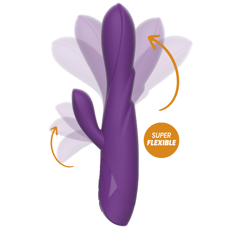 Vibrateur double stimulation A-Spot et clitoris flexible — REWOLUTION