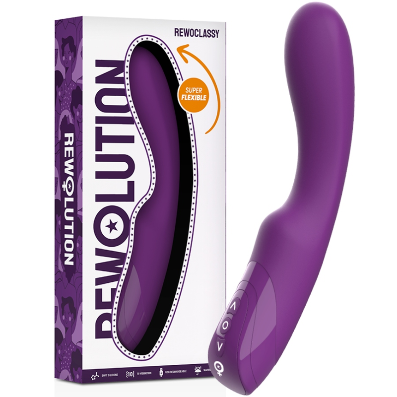 Vibrateur souple point G Rewoclassy — REWOLUTION