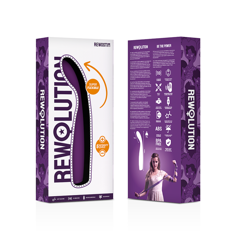 Vibrateur souple puissant rewostim — REWOLUTION