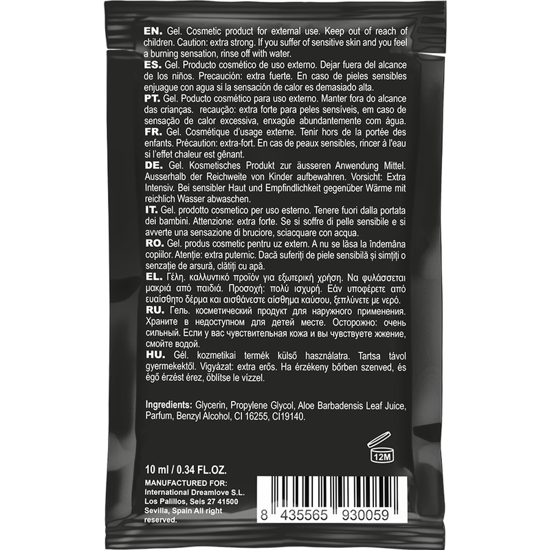 Gel retardant Chronos format poche pour lui — COQUETTE COSMETICS