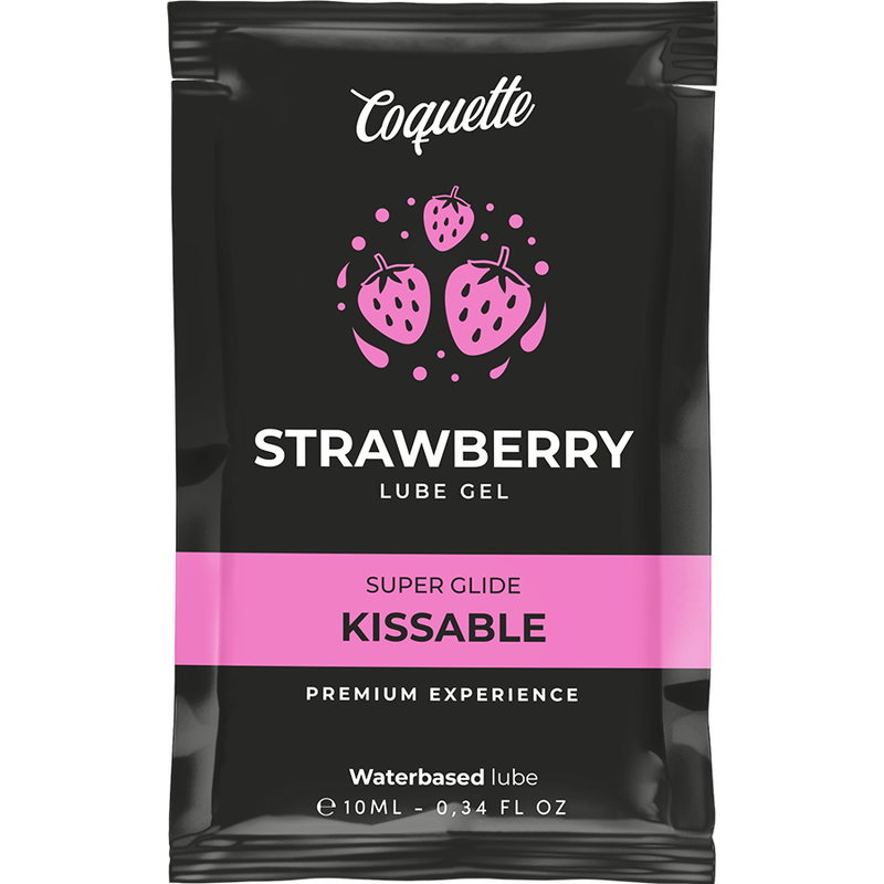 Lubrifiant intime à la fraise, base d'eau — COQUETTE COSMETICS