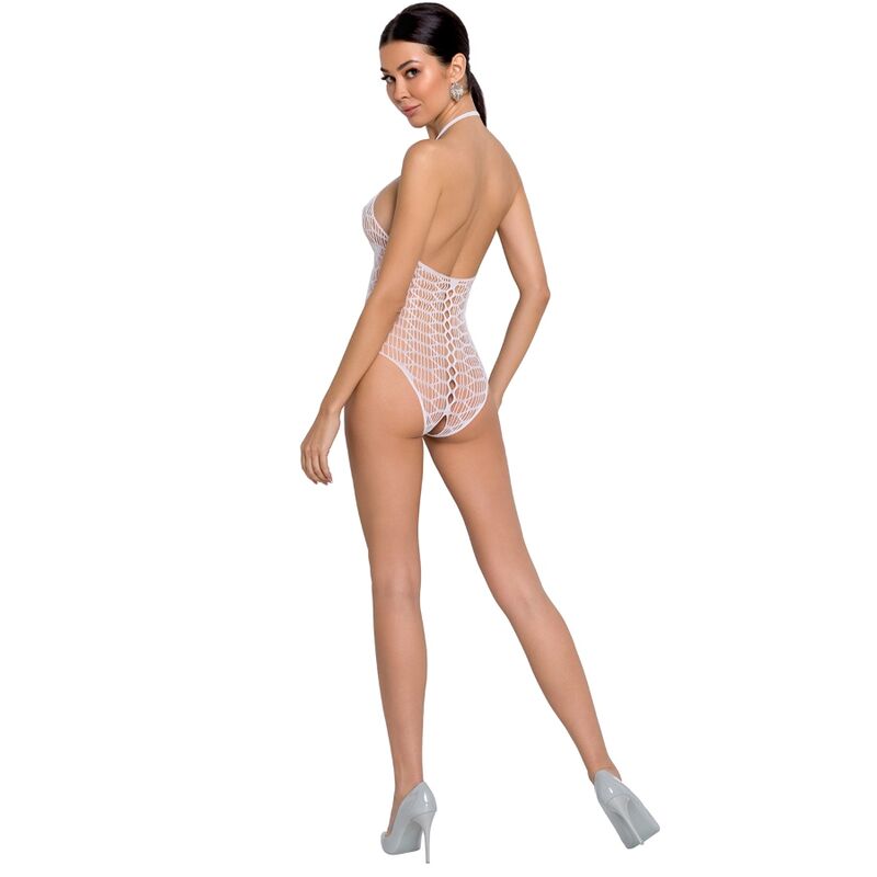 Body en résille avec ouverture à l'entrejambe — PASSION WOMAN