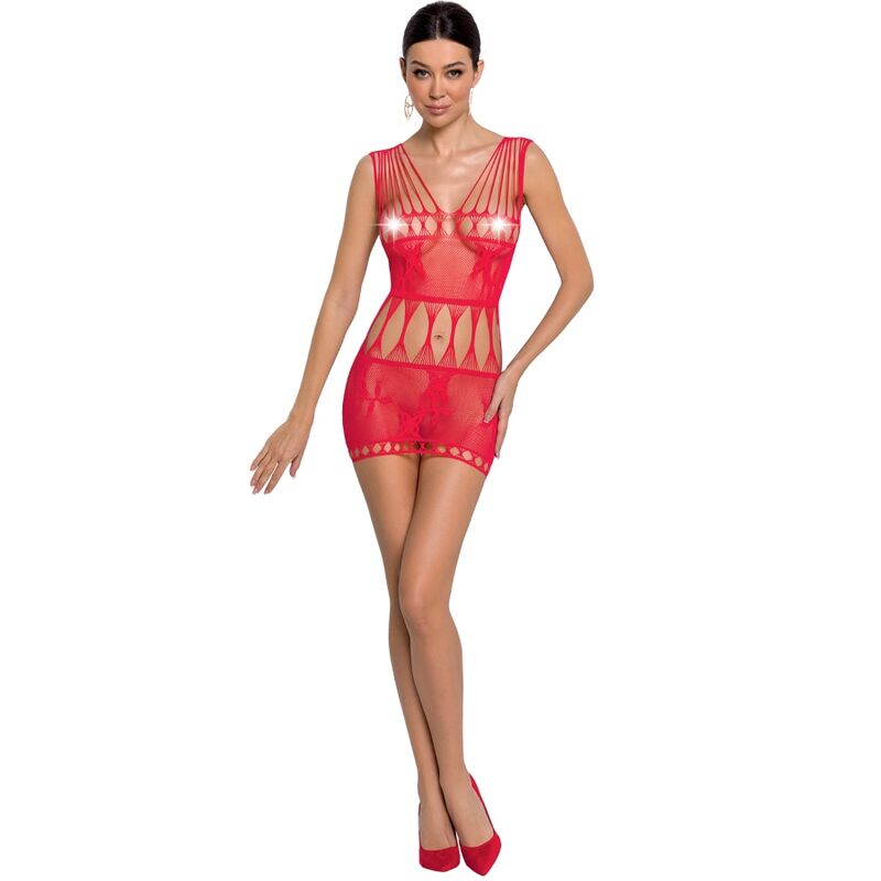 Body résille dentelle rouge — PASSION WOMAN