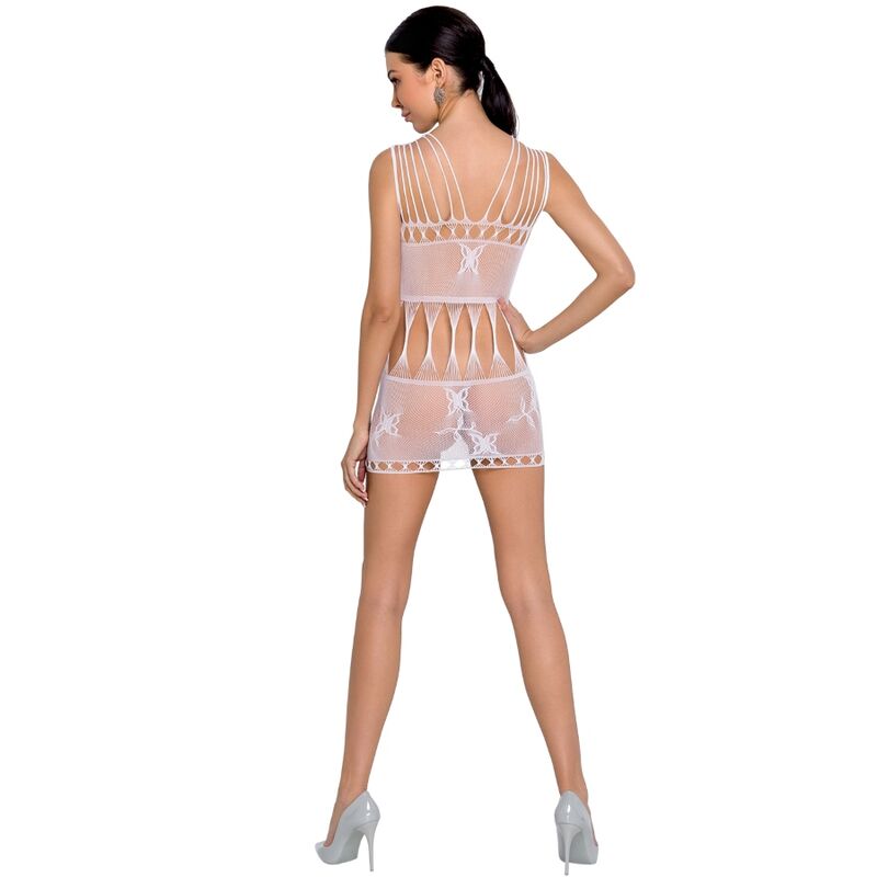 Body résille blanc en dentelle — PASSION WOMAN