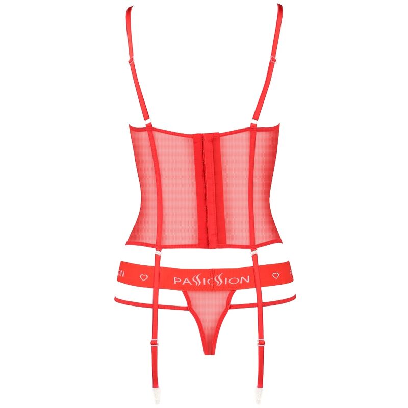 Corset passionné Kyōka rouge — PASSION WOMAN CORSETS