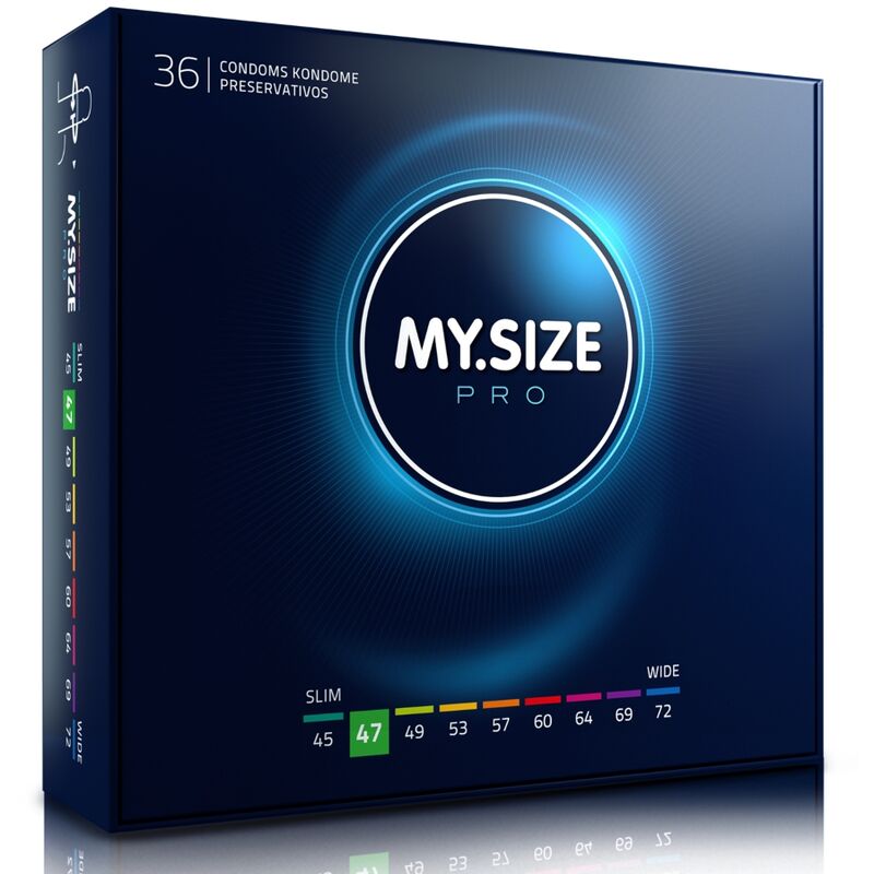 Préservatifs sur mesure 47 mm lot de 36 — MY SIZE PRO