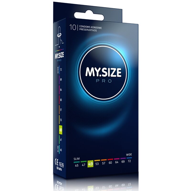 Préservatifs sur-mesure ultra-sensibles 49 mm — MY SIZE PRO