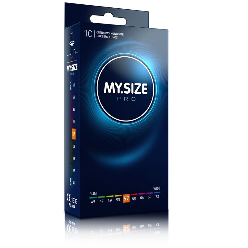 Préservatifs sur-mesure ultra-sensibles 57 mm x 10 — MY SIZE PRO