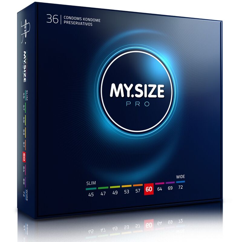 Préservatifs sur-mesure large 60 mm - lot de 36 — MY SIZE PRO