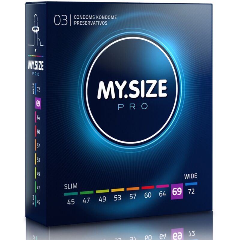 Préservatifs sur-mesure extra larges 69 mm – MY SIZE PRO
