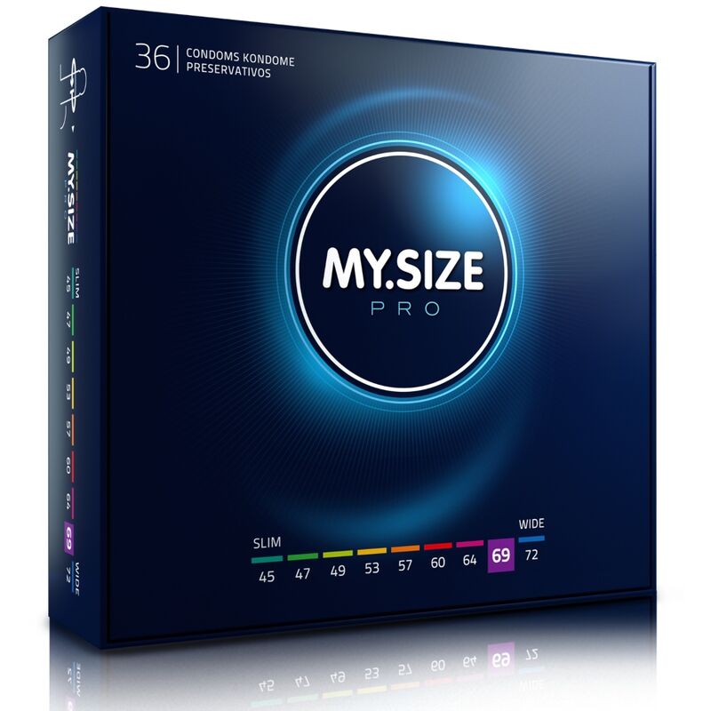 Préservatifs sur-mesure extra-large 69 mm - lot de 36 — MY SIZE PRO