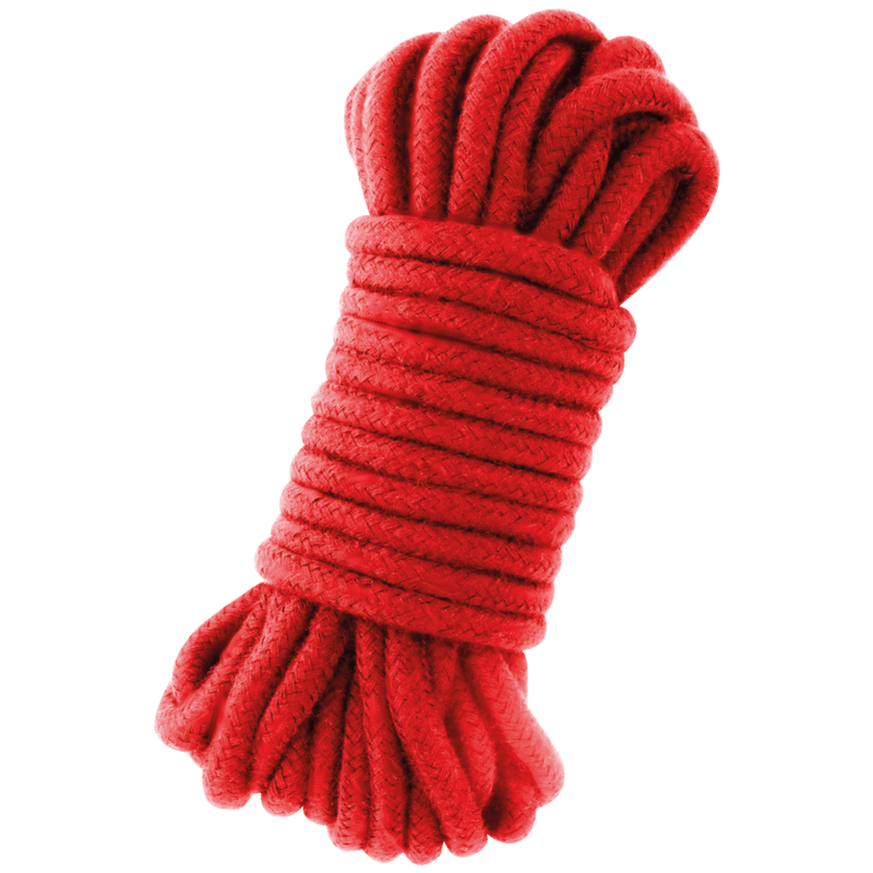 Corde japonaise en coton 20 mètres — Rouge — DARKNESS BONDAGE