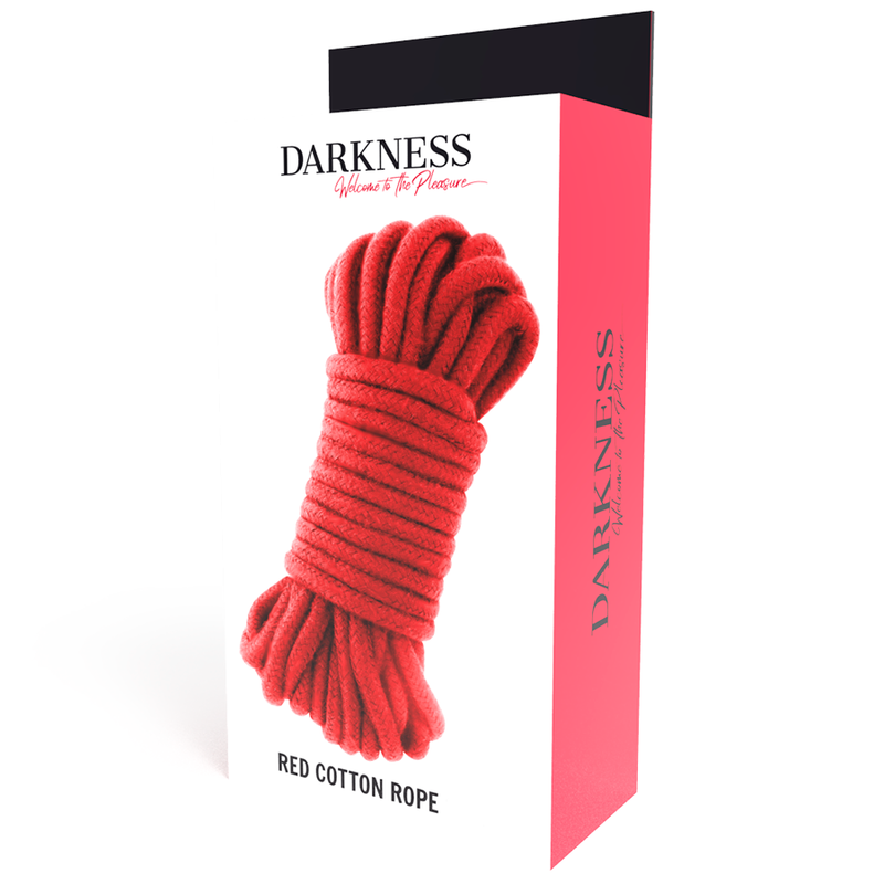 Corde japonaise en coton 20 mètres — Rouge — DARKNESS BONDAGE