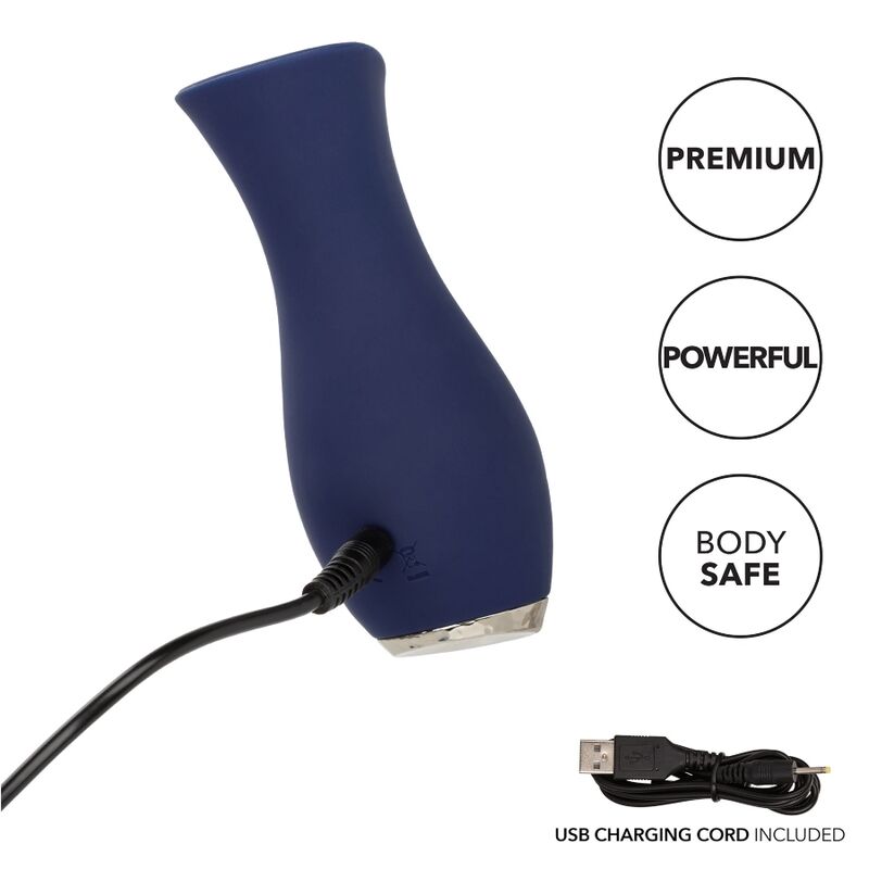 Masseur vibrant tulipe bleu — CALEXOTICS