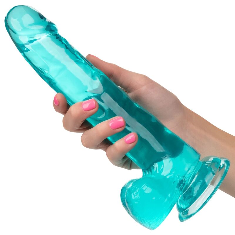 Gode taille reine réaliste bleu 20 cm — CALEXOTICS