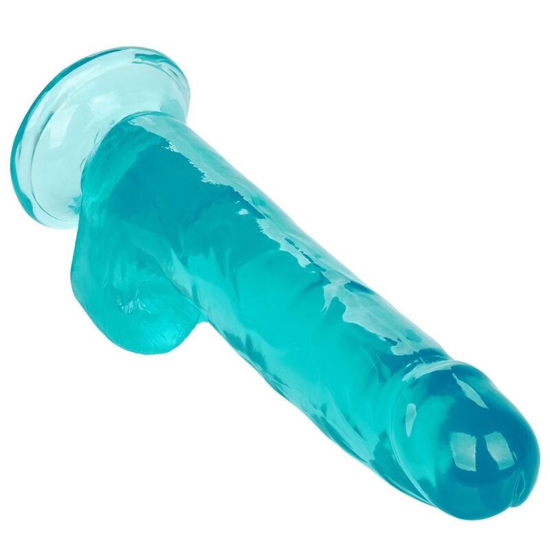 Gode taille reine réaliste bleu 20 cm — CALEXOTICS