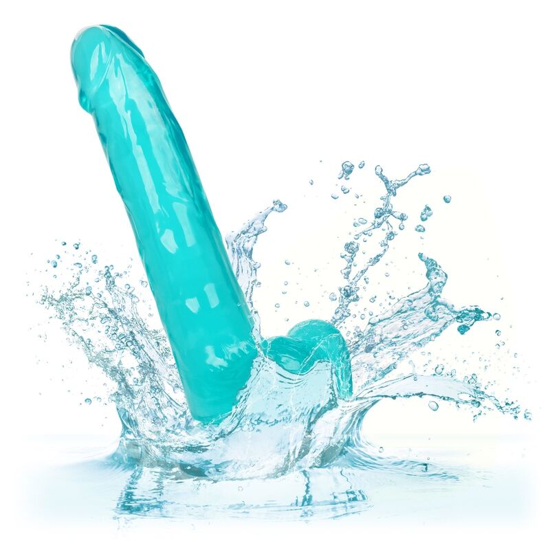 Gode taille reine réaliste bleu 20 cm — CALEXOTICS