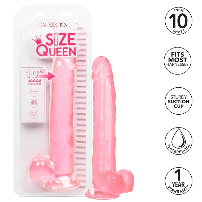 Gode reine taille rose 25,5 cm — CALEXOTICS
