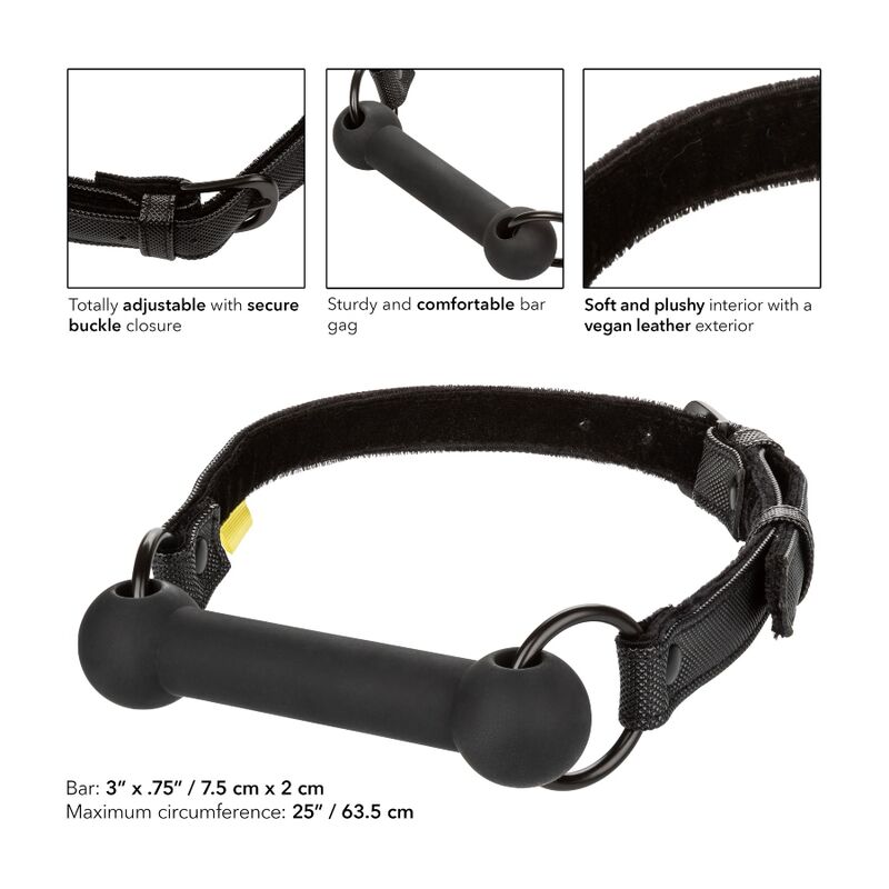 Bâillon barre souple réglable — CALEXOTICS