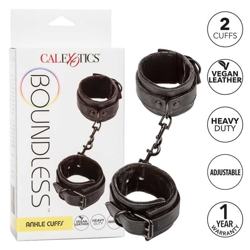 Menottes chevilles rembourrées ajustables — CALEXOTICS