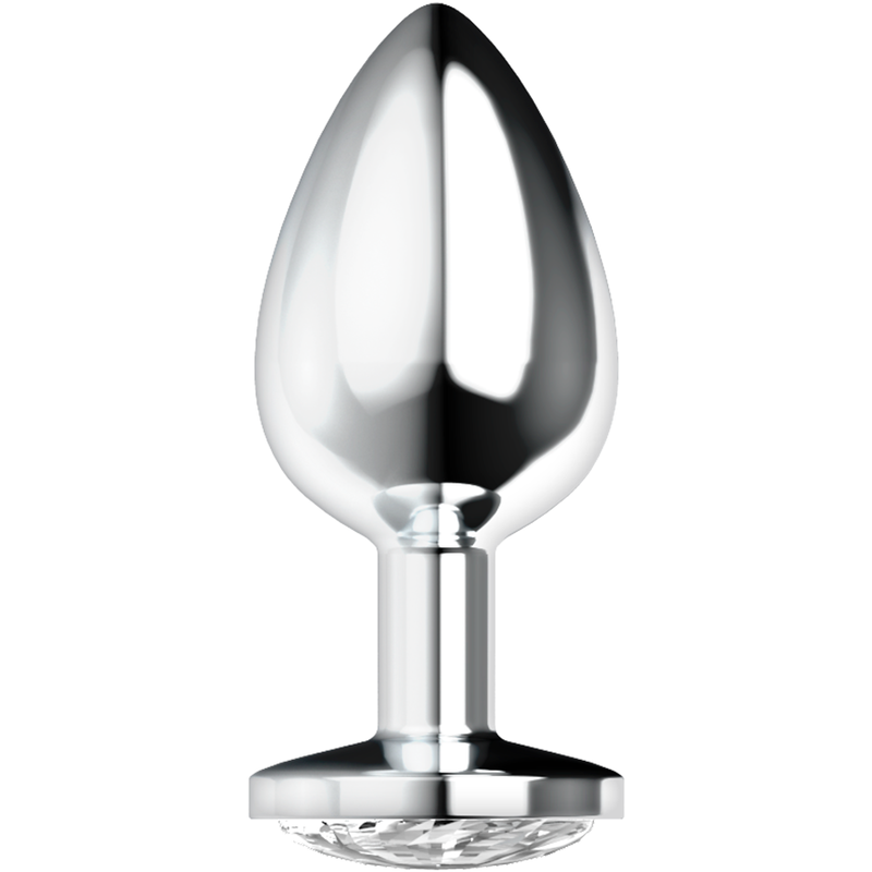Plug anal lourd orné d'un cristal — OHMAMA ANAL