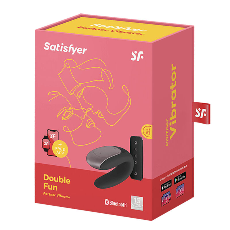 Vibrateur couple Double Fun noir — SATISFYER CONNECT