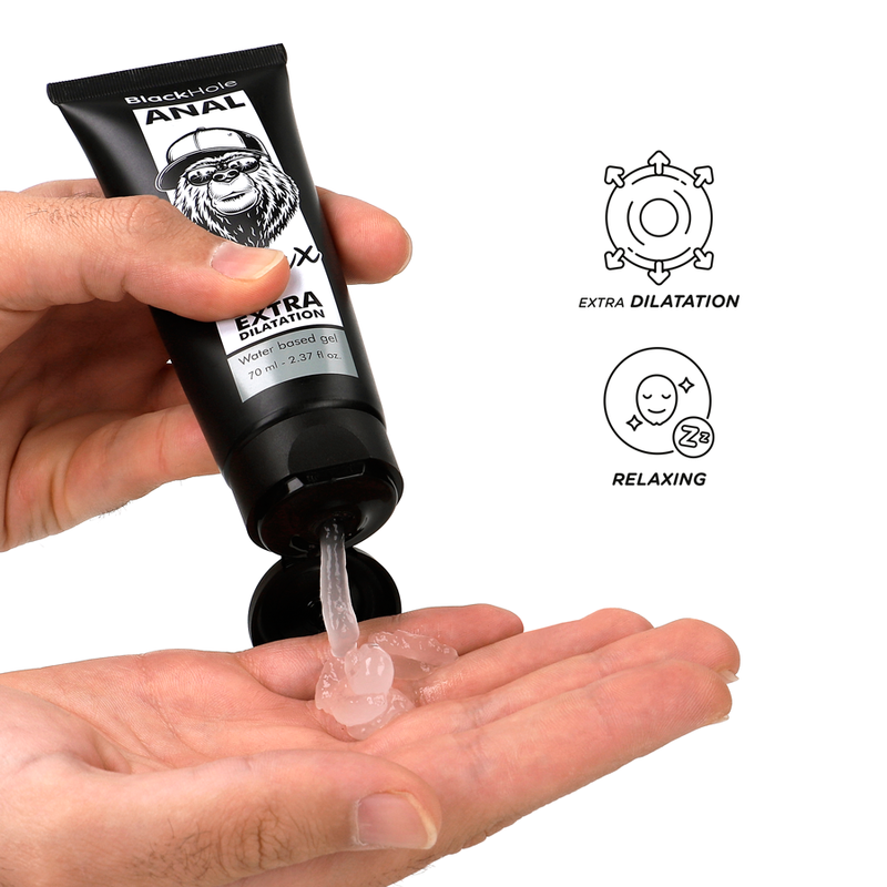Gel de dilatation anale lubrifiant relaxant — BLACK HOLE