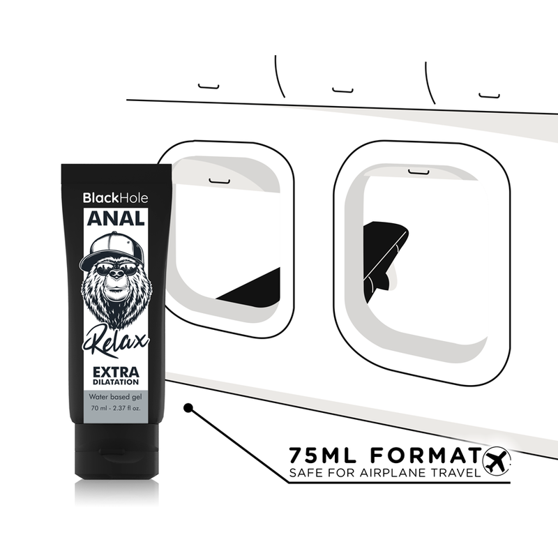 Gel de dilatation anale lubrifiant relaxant — BLACK HOLE