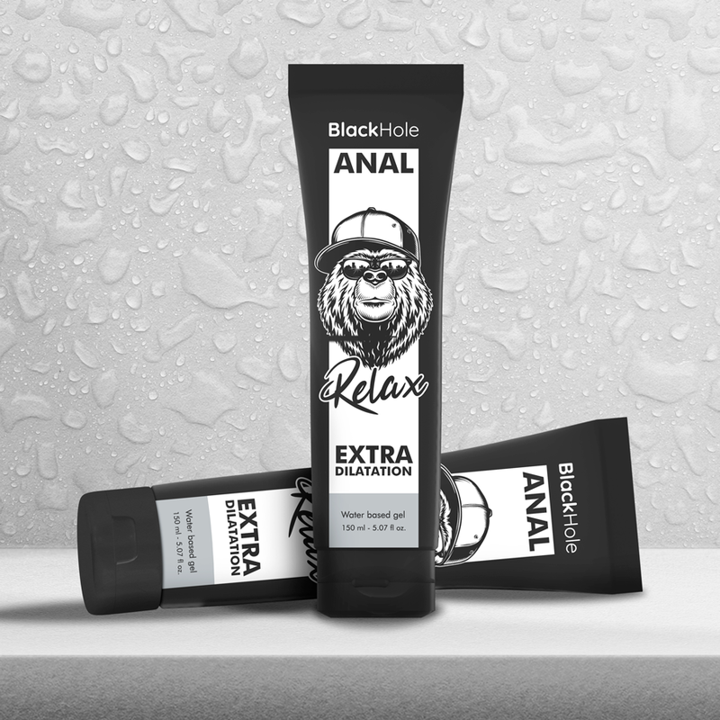 Gel relaxant anal à base d'eau — BLACK HOLE