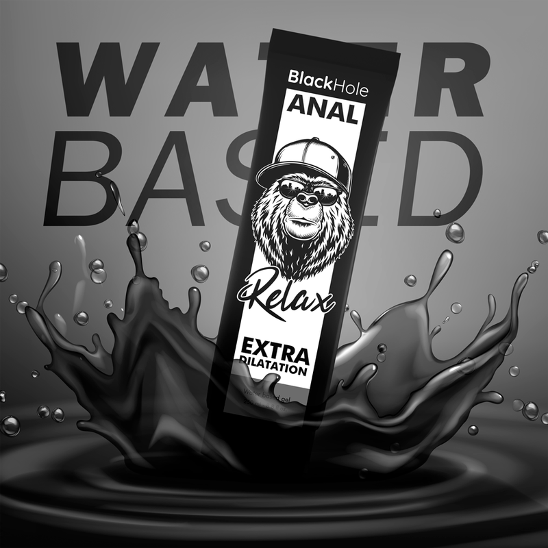 Gel relaxant anal à base d'eau — BLACK HOLE