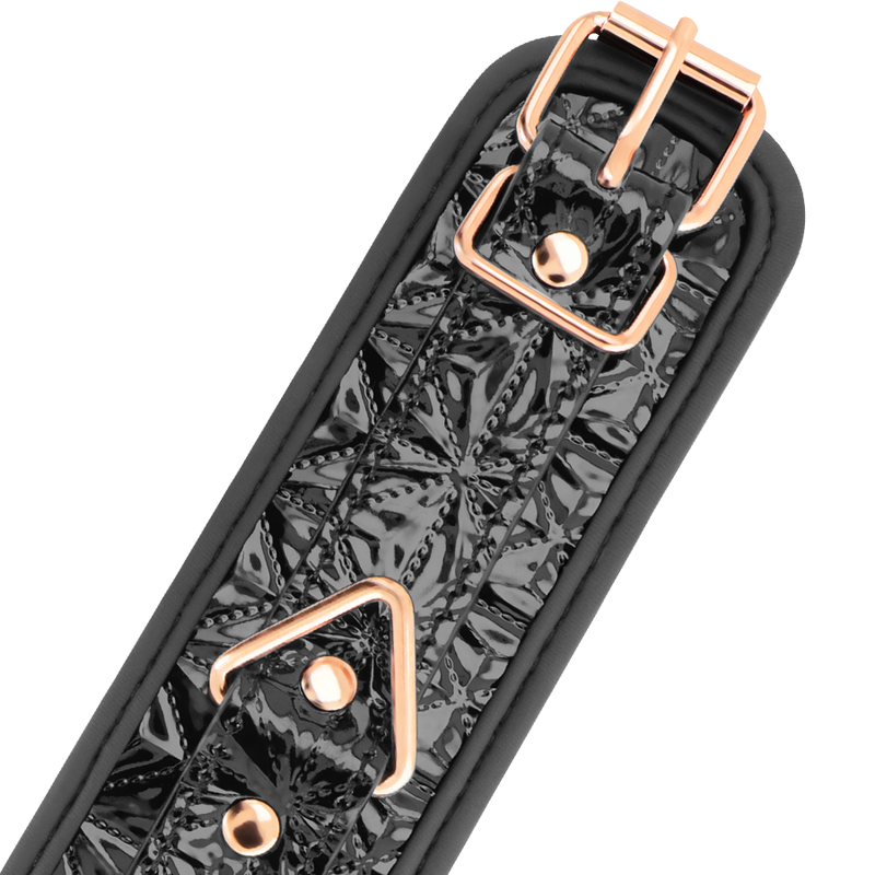 Menottes pour chevilles premium cuir vegan — BEGME BLACK EDITION