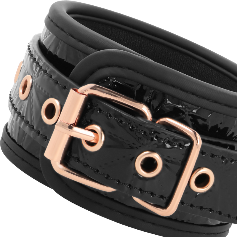 Menottes pour chevilles premium cuir vegan — BEGME BLACK EDITION