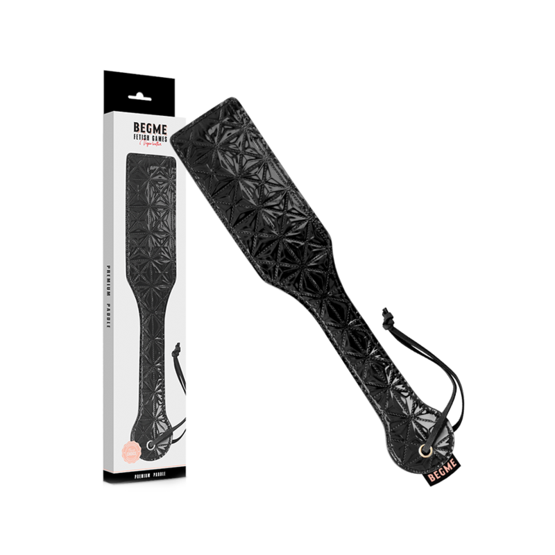 Paddle en cuir végétalien édition noire — BEGME BLACK EDITION