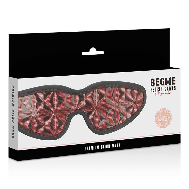 Masque aveugle premium double néoprène rouge — BEGME RED EDITION