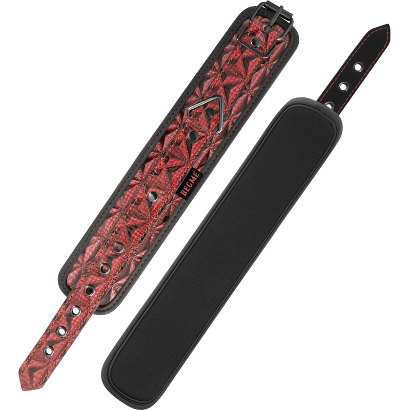 Menottes premium en cuir vegan avec doublure néoprène — BEGME RED EDITION