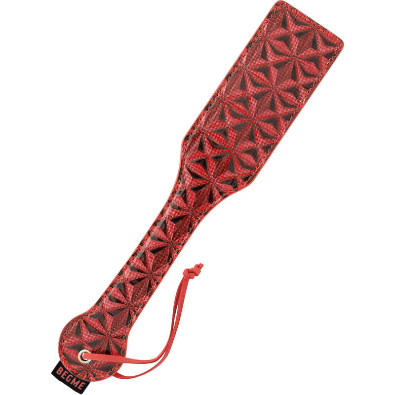 Paddle en cuir végétalien rouge — BEGME RED EDITION
