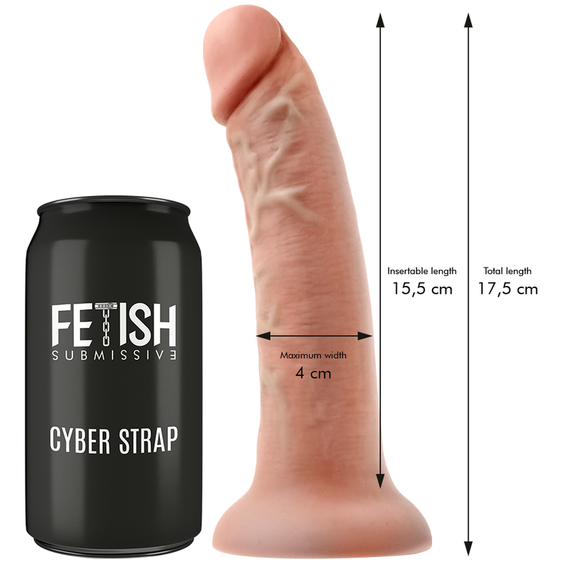 Harnais ajustable avec gode vibrant télécommandé et montre connectée — FETISH SUBMISSIVE CYBER STRAP