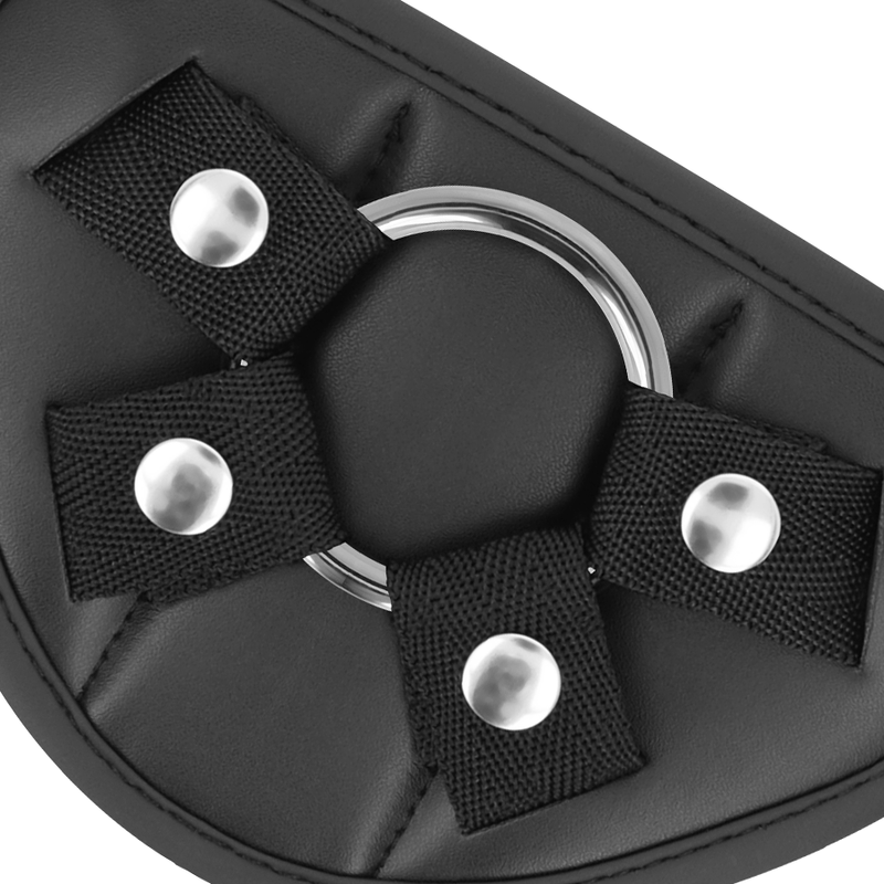 Harnais ajustable vibrant avec dildo réaliste et montre télécommande — FETISH SUBMISSIVE CYBER STRAP