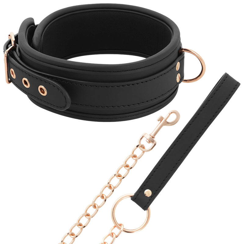 Bondage-Set aus veganem Leder mit Manschette und Neopren — COQUETTE FANTASY
